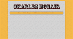 Desktop Screenshot of charlesmcnairauthor.com
